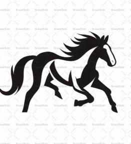 Galoppierendes Pferd